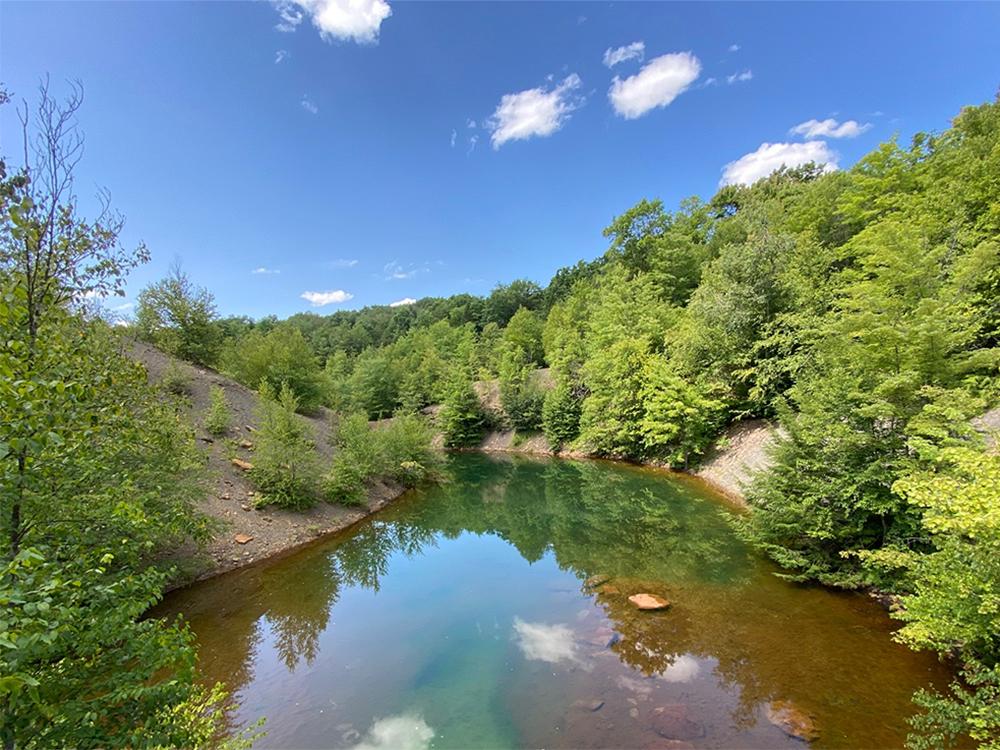 Pennsylvania stream impacted by acid mine drainage. Credit: Penn State. Creative Commons