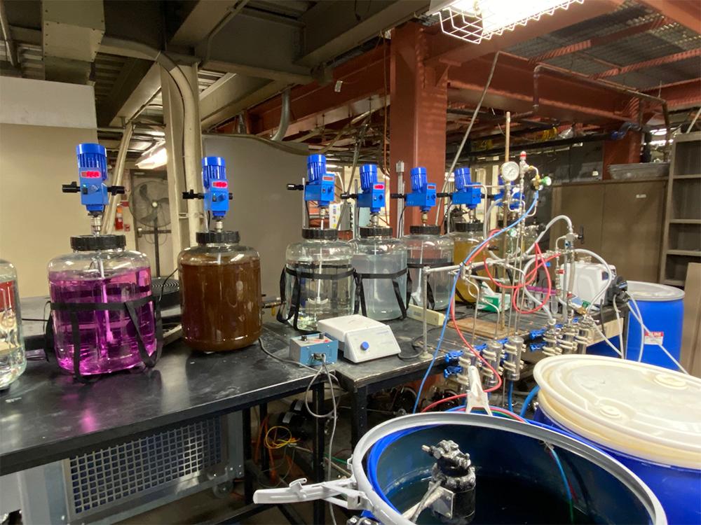 Experimental laboratory setup in Penn State’s Center for Critical Minerals. Credit: Penn State. Creative Commons