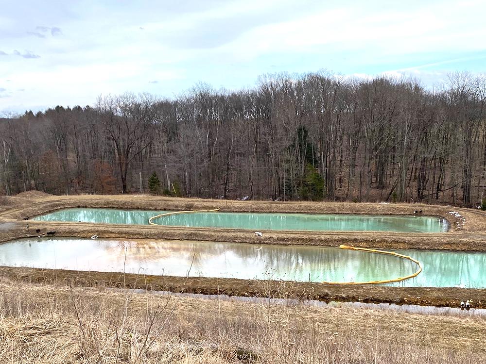 Acid mine drainage treatment site operated by the Pennsylvania Department of Environmental Protection. Credit: Penn State. Creative Commons